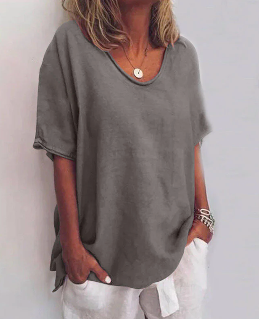 ALDA - COMFORTABLE LOOSE BLOUSE